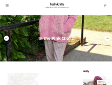 Tablet Screenshot of hollyknits.com
